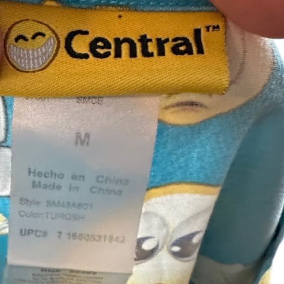 Scrub Central Smiley Faces Scrub Shirt - Picture 3 of 5